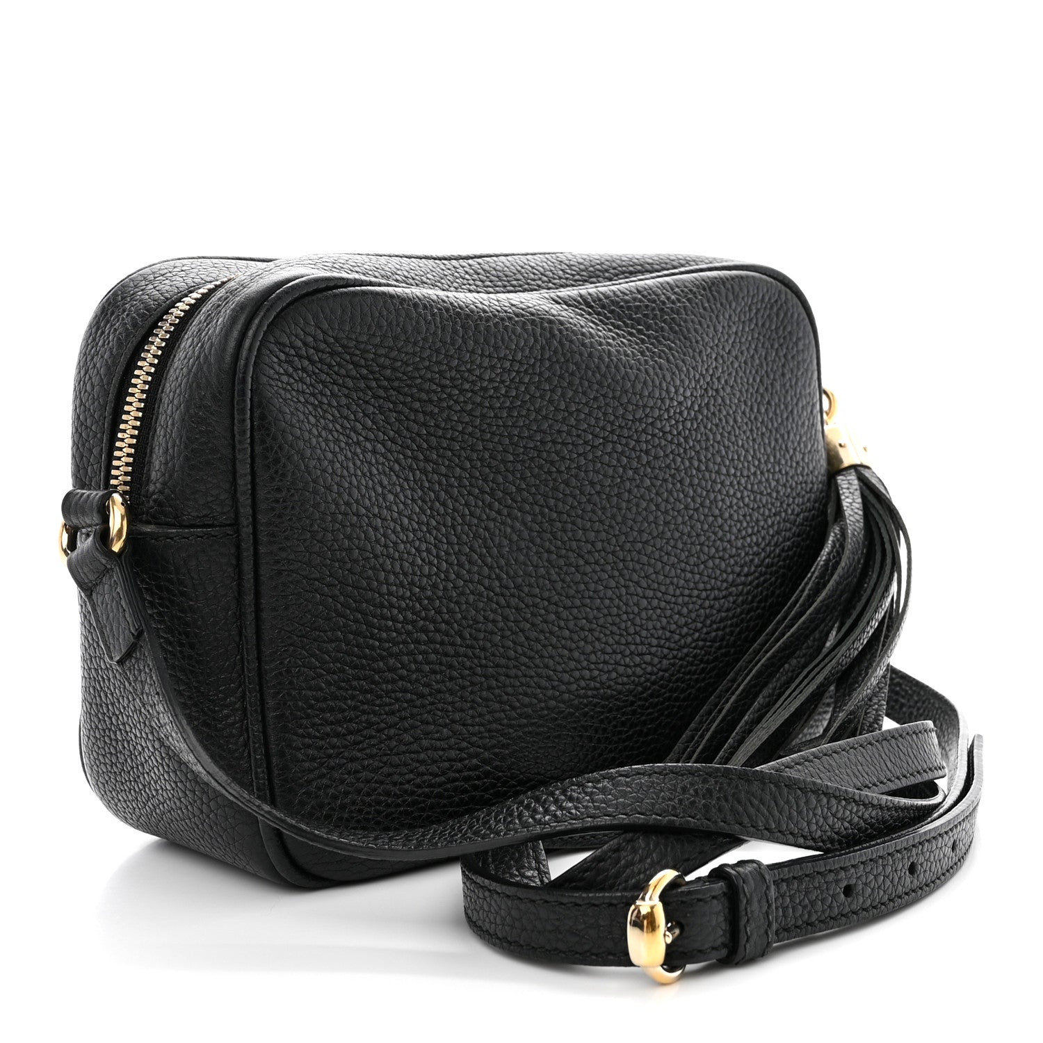 Gucci Pebbled Calfskin Small Soho Disco Bag Black 3 of 15