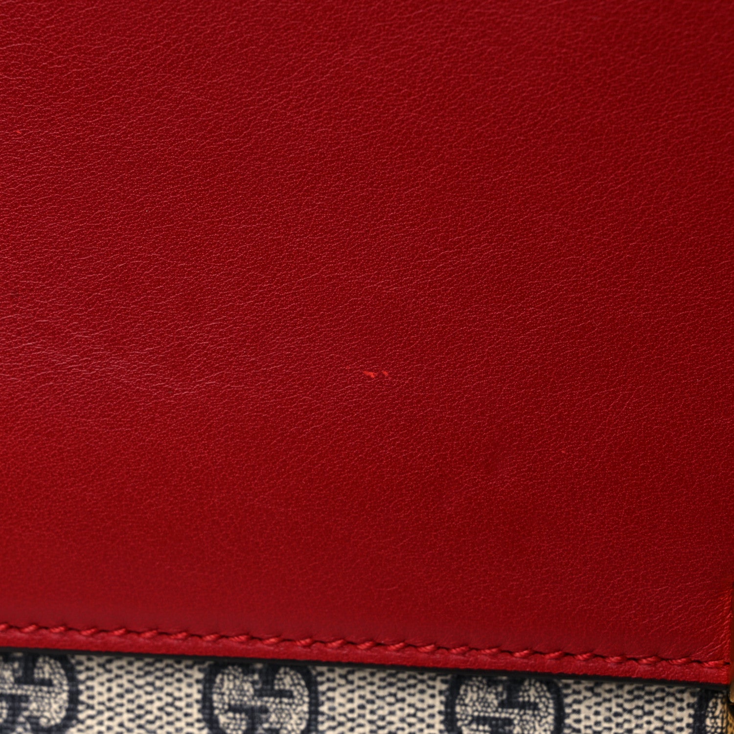 Gucci GG Supreme Monogram Moon Calfskin Medium Padlock Shoulder Bag Beige Blue Hibiscus Red Mystic White 19 of 20