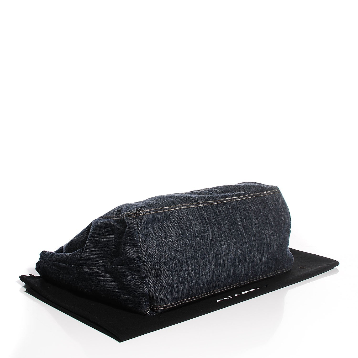 Chanel Denim Coco Cabas Tote Blue 4 of 7