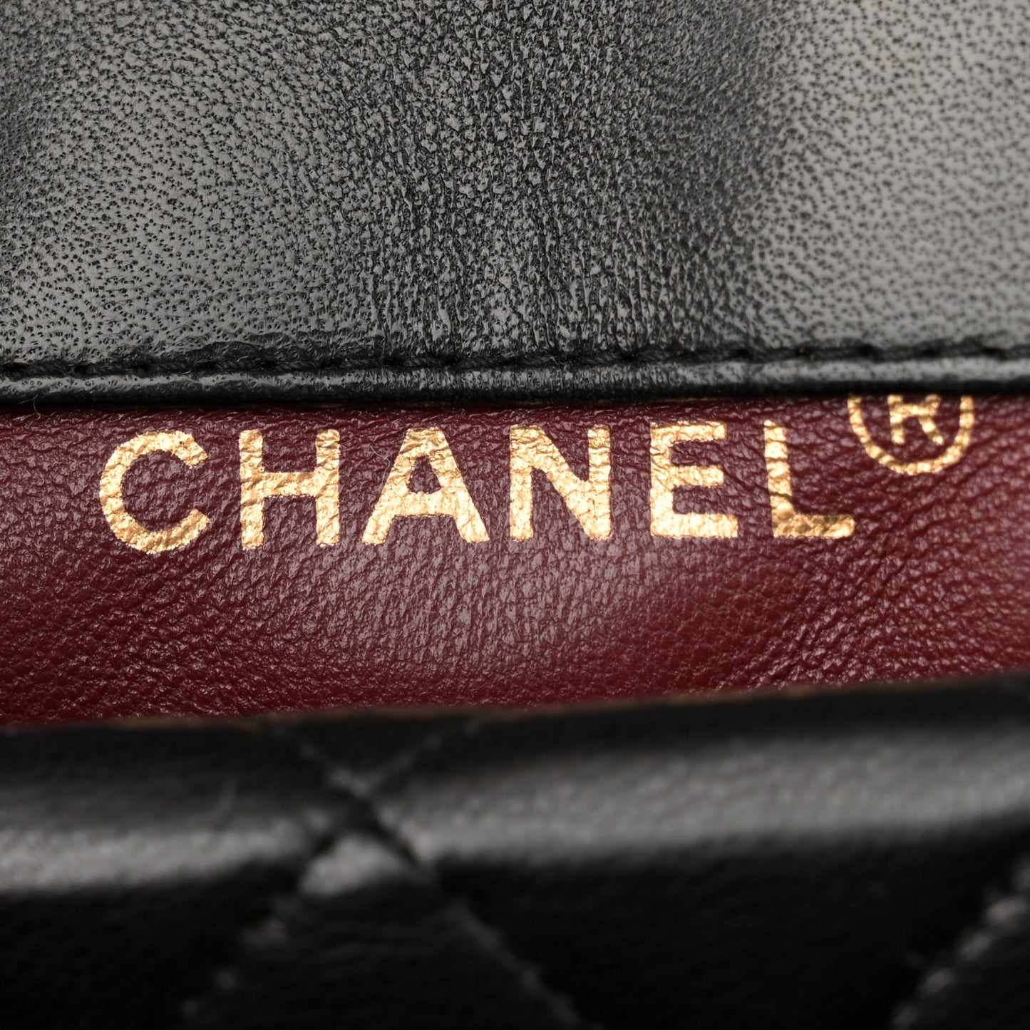 Lambskin Quilted Small Single Flap With Pouch Black