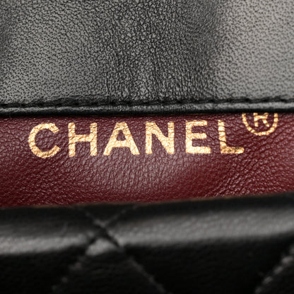 Chanel Lambskin Quilted Small Single Flap With Pouch Black 7 of 15
