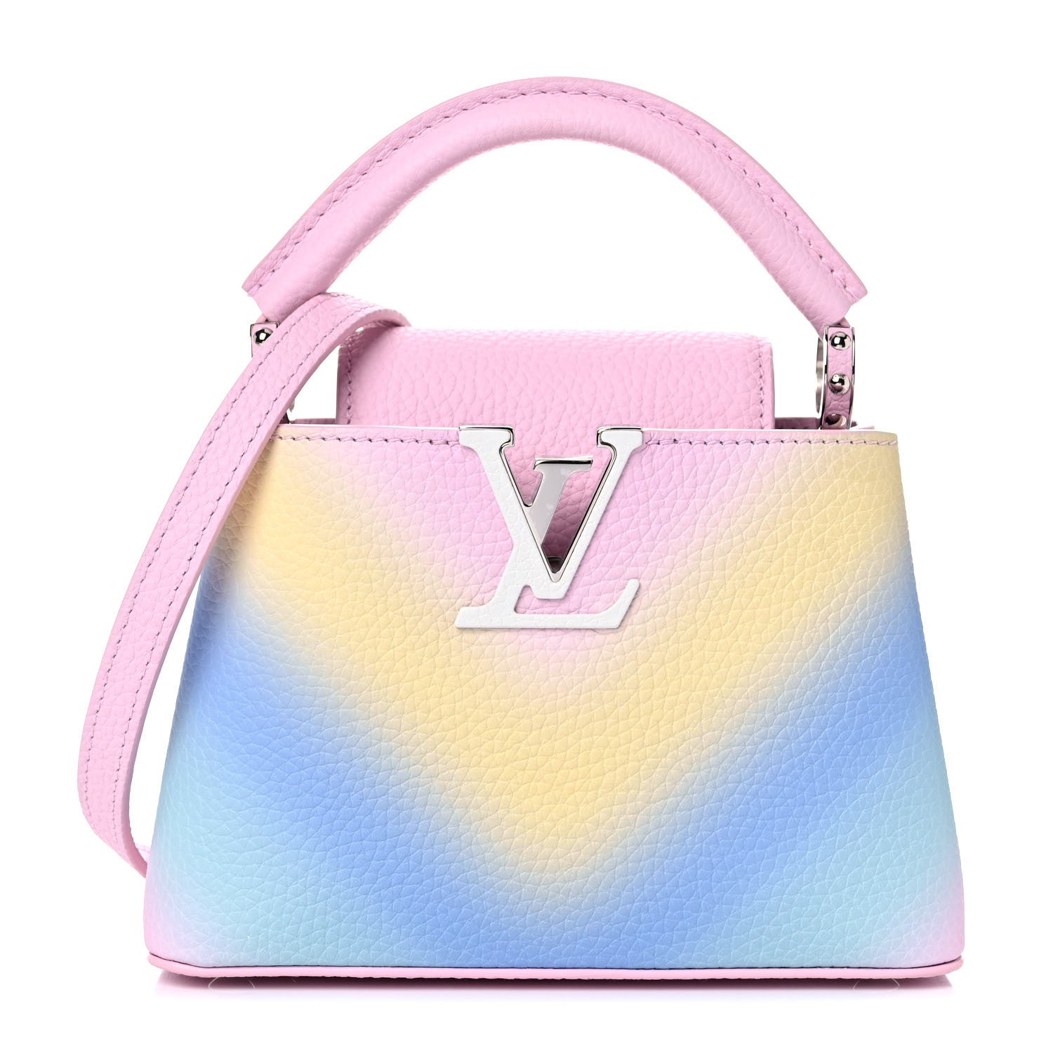 Louis Vuitton Taurillon Mini Degrade Rainbow V Capucines 1 of 8