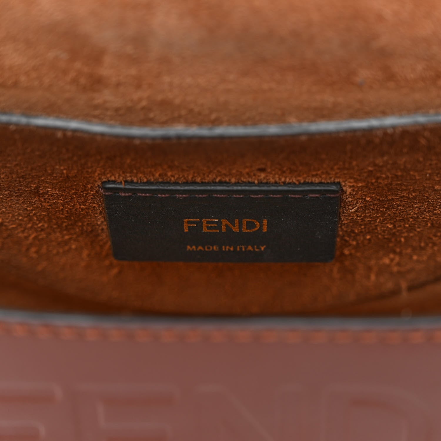 Fendi Vitello King Plexiglass Macro Stitchings Moonlight Shoulder Bag Praline 6 of 11