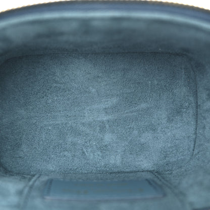 Christian Dior Lambskin Cannage Micro Lady Dior Vanity Case Deep Ocean 5 of 10