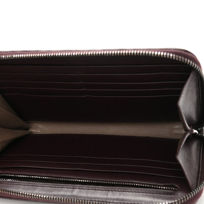 Bottega Veneta Nappa Intrecciato Zip Around Wallet Aubergine 5 of 10