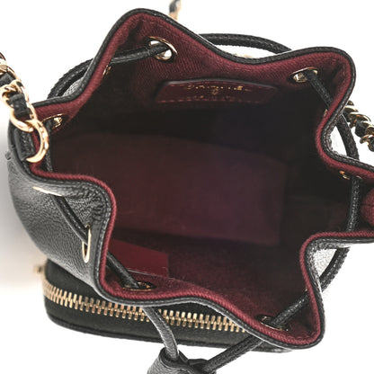 Chanel Caviar Quilted Mini CC Pocket Bucket Bag Black 5 of 11