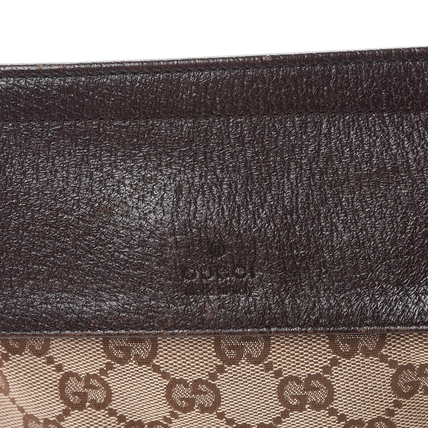 Gucci GG Monogram Double Pocket Belt Bag Dark Brown 8 of 9