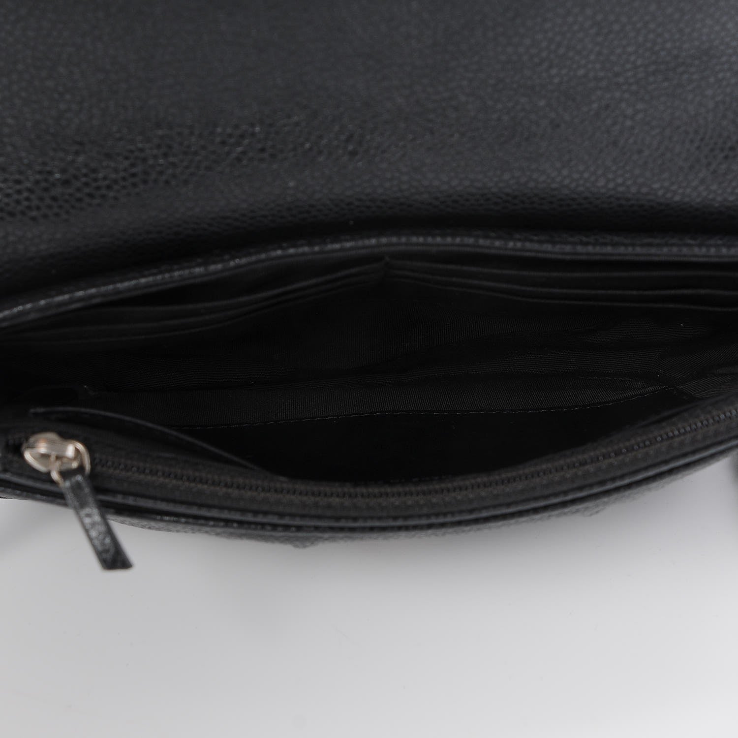 Chanel Caviar Half Moon Wallet On Chain WOC Black 5 of 8