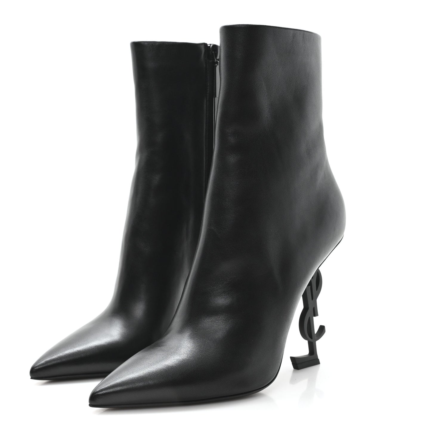 Calfskin Opyum Ankle Boots 40 Black