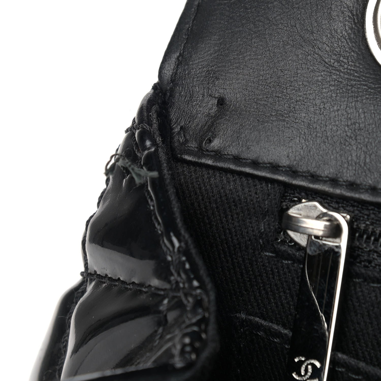 Chanel Vinyl Quilted In the Business Flap Bag Black 9 of 16