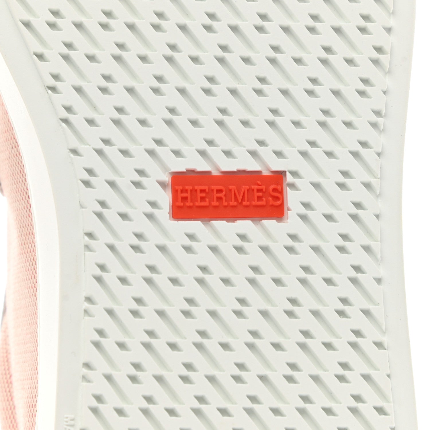 Hermes Calfskin Canvas Day Sneakers 36 Framboise White 6 of 9