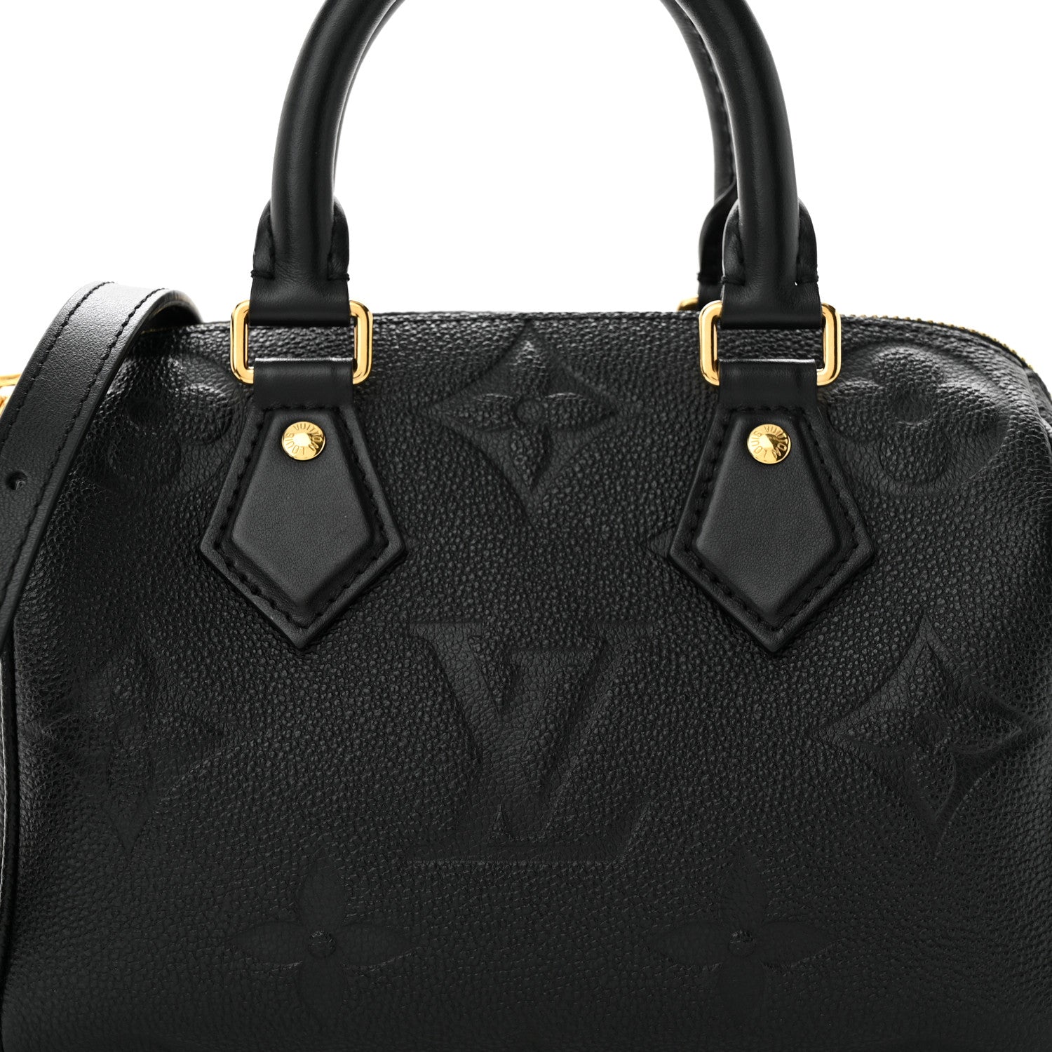 Louis Vuitton LOUIS VUITTON Empreinte Monogram Giant Speedy Bandouliere 20 Black 7 of 10