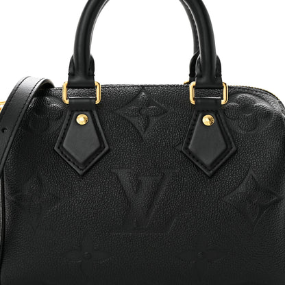 Louis Vuitton LOUIS VUITTON Empreinte Monogram Giant Speedy Bandouliere 20 Black 7 of 10