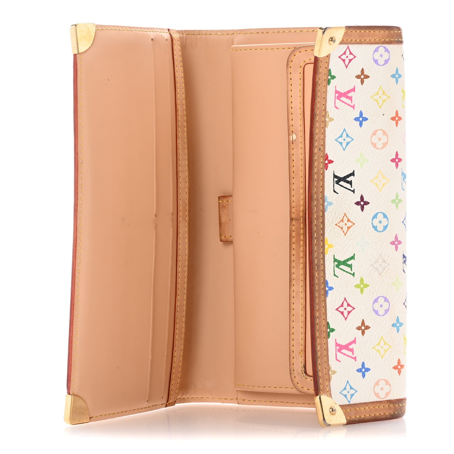 Monogram Multicolor Porte Tresor International Wallet White