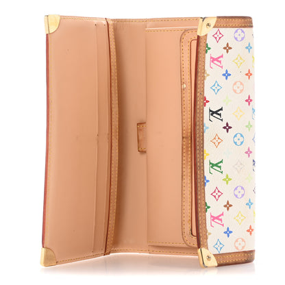 Louis Vuitton Monogram Multicolor Porte Tresor International Wallet White 5 of 14