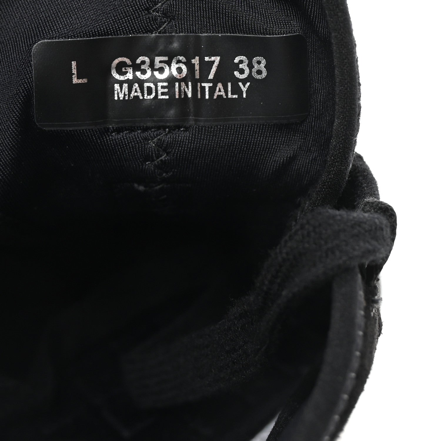 Chanel Velvet Calfskin Mixed Fibers CC Sneakers 38 Black 9 of 10