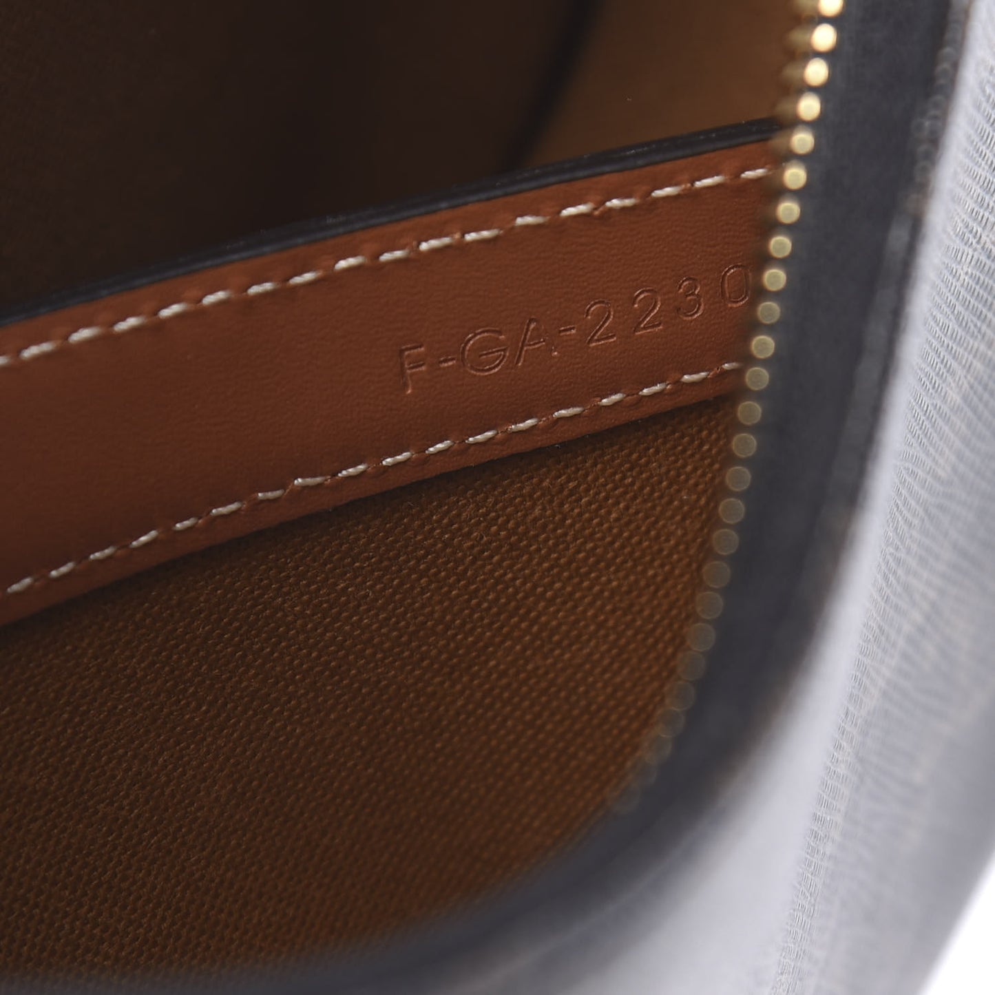 Triomphe Canvas Calfskin Ava Shoulder Bag Tan