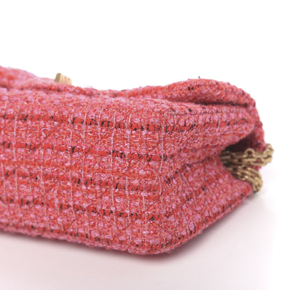 Chanel Tweed Quilted Mini 2.55 Reissue Flap Red Ecru Black 9 of 11