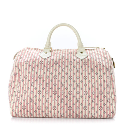 Louis Vuitton Mini Lin Croisette Speedy 30 Rouge 1 of 10