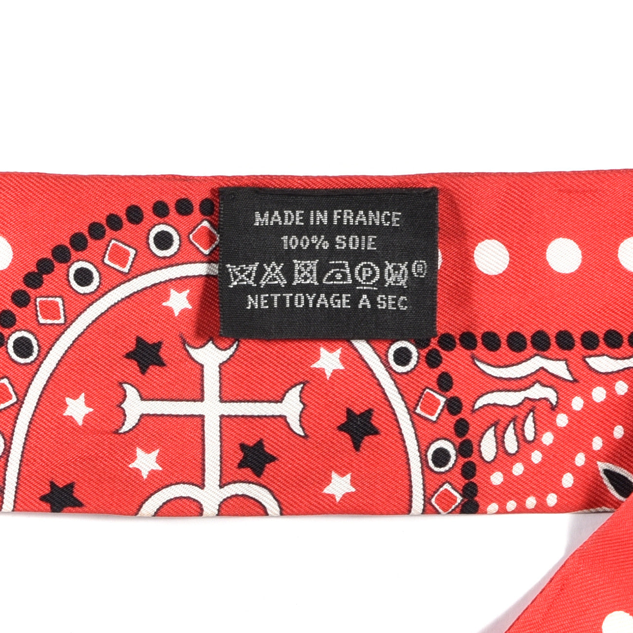 Silk Entre Ciel Et Mer Twilly Rouge White Black