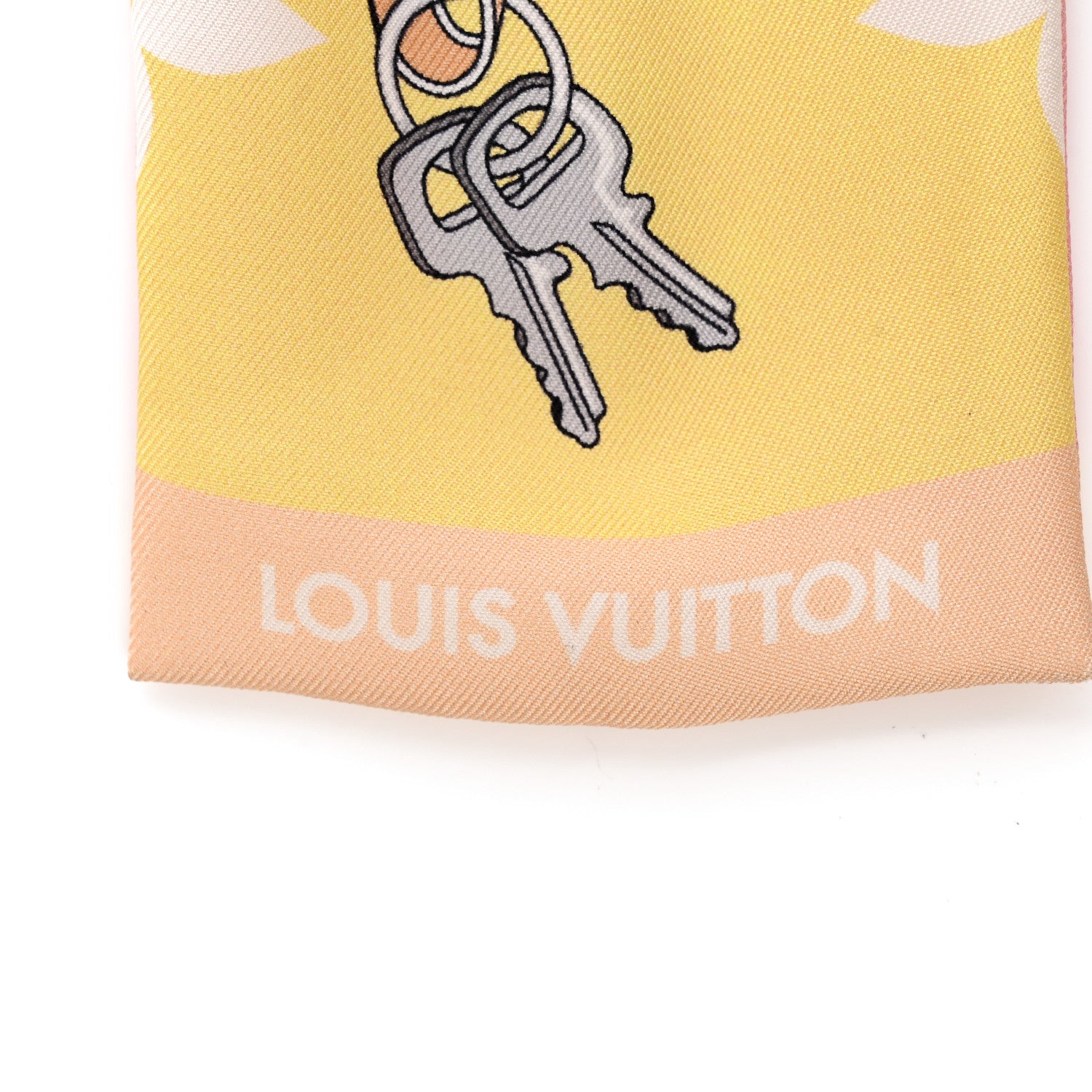 Louis Vuitton Silk Monogram Gradient By The Pool Bandeau Pink 3 of 10