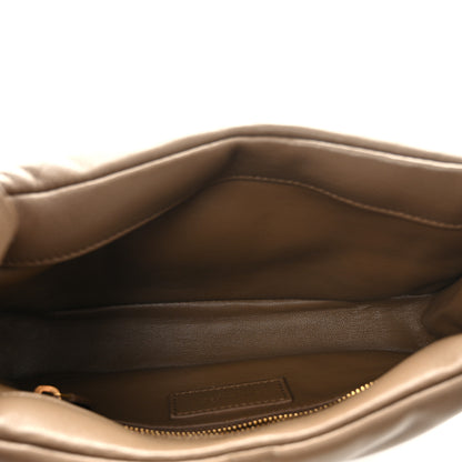 Saint Laurent Padded Lambskin Le 5 A 7 Hobo Dark Peanut 5 of 11