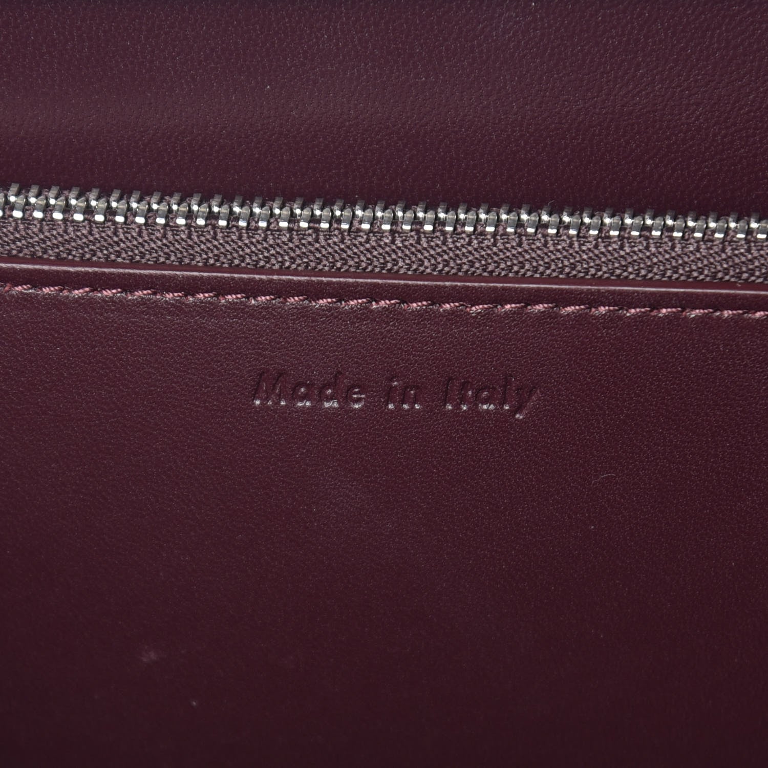 Celine Patina Box Calfskin Medium Clasp Bag Grey 8 of 10