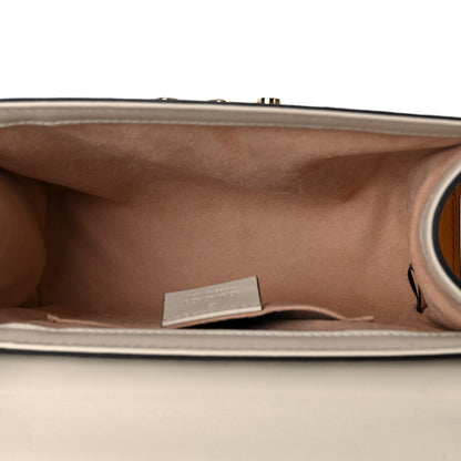 Gucci GG Supreme Monogram Calfskin Small Padlock Shoulder Bag Beige Mystic White Sun Oil 5 of 17