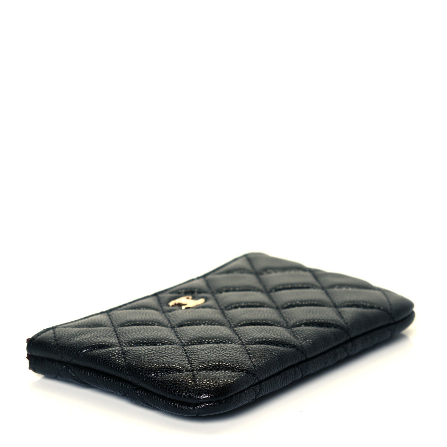 Chanel Caviar Quilted Small Cosmetic Case Black 4 of 16