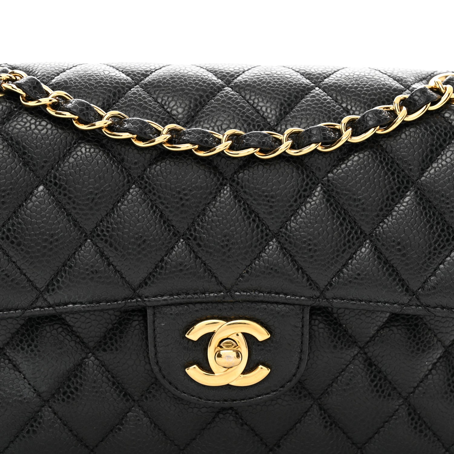 Chanel Caviar Quilted Small Double Flap Black 5 of 10