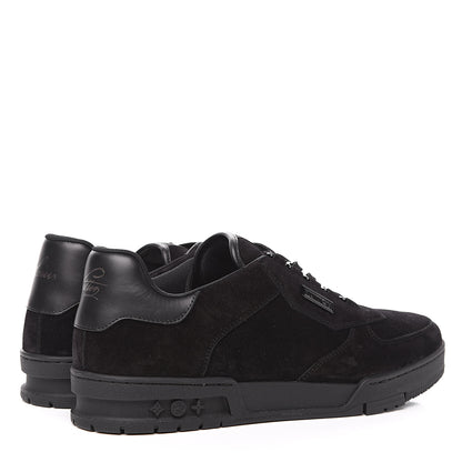 Louis Vuitton Suede Uniform Sneakers 9.5 Black 4 of 8