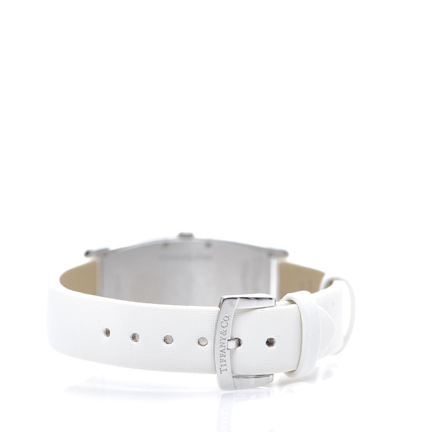 Tiffany Stainless Steel Calfskin 22mm Gemea Quartz Watch White 3 of 6
