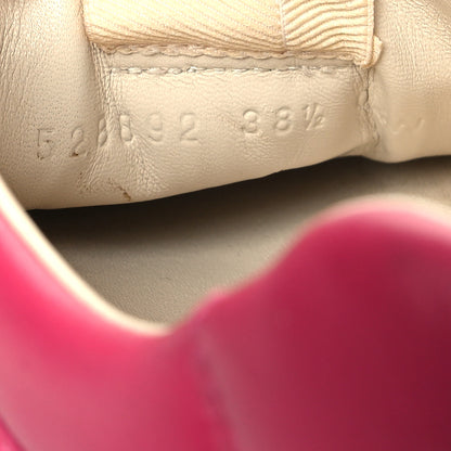 Gucci Calfskin Logo Womens Rhyton Sneakers 38.5 Box Pink 6 of 10