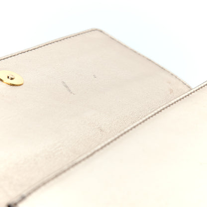Gucci Metallic Calfskin Romy Clutch Silver 11 of 11
