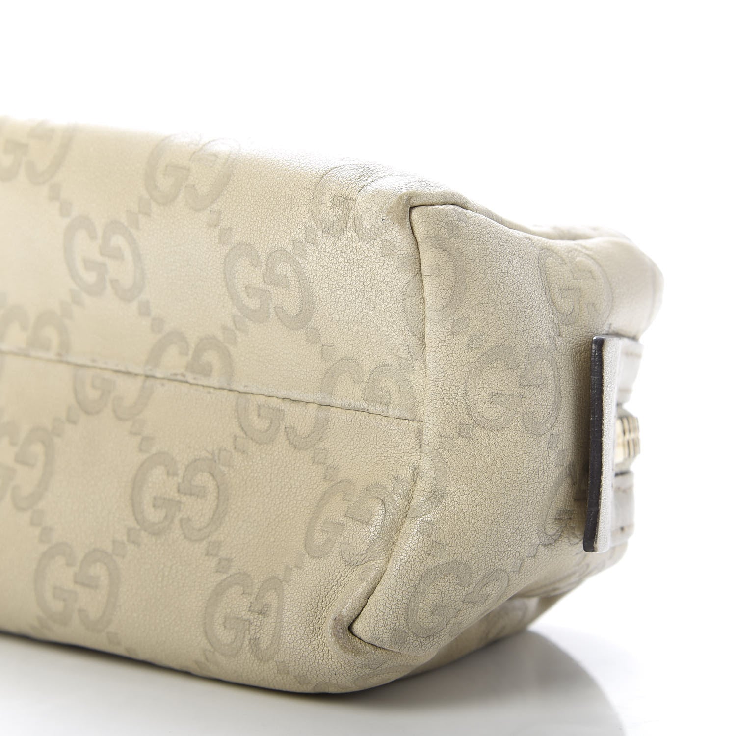 Gucci Guccissima Small Cosmetic Pouch Off White 7 of 9