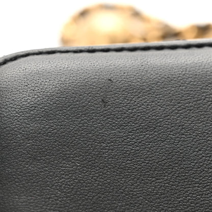 Chanel Lambskin Quilted Pearl Crush Small Vanity Case With Chain Black 11 of 13