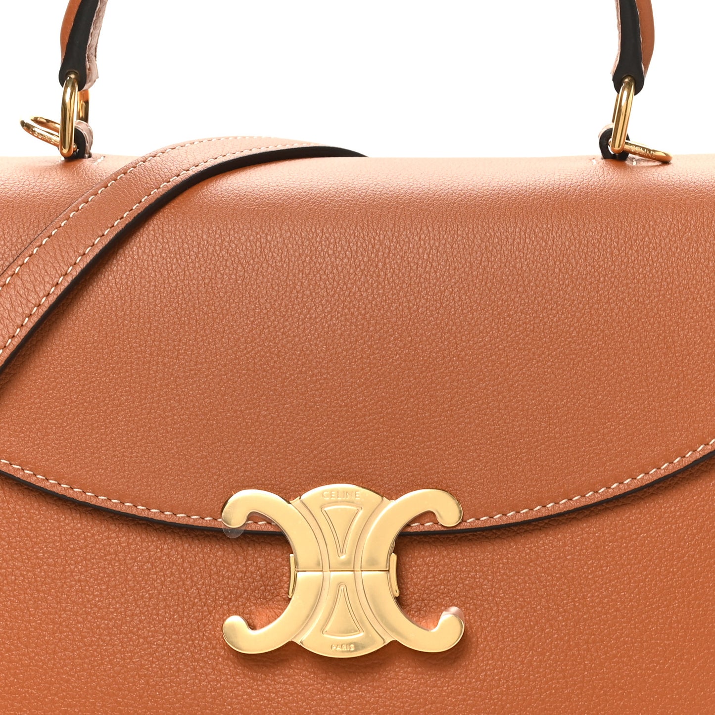 Supple Grained Calfskin Medium Nino Tan