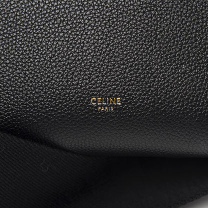 Celine Soft Grained Calfskin Small Sangle Bucket Bag Black 6 of 10