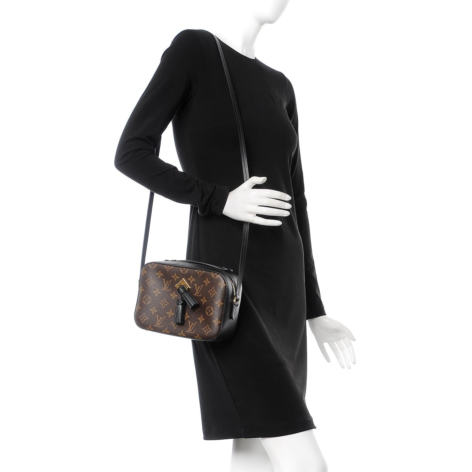 Louis Vuitton Monogram Saintonge Black 2 of 9