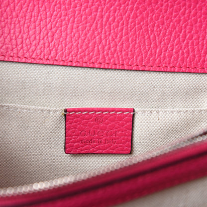 Gucci Dollar Calfskin Crystal Web Medium Dionysus Bamboo Top Handle Bag Box Pink Black Diamond 11 of 13