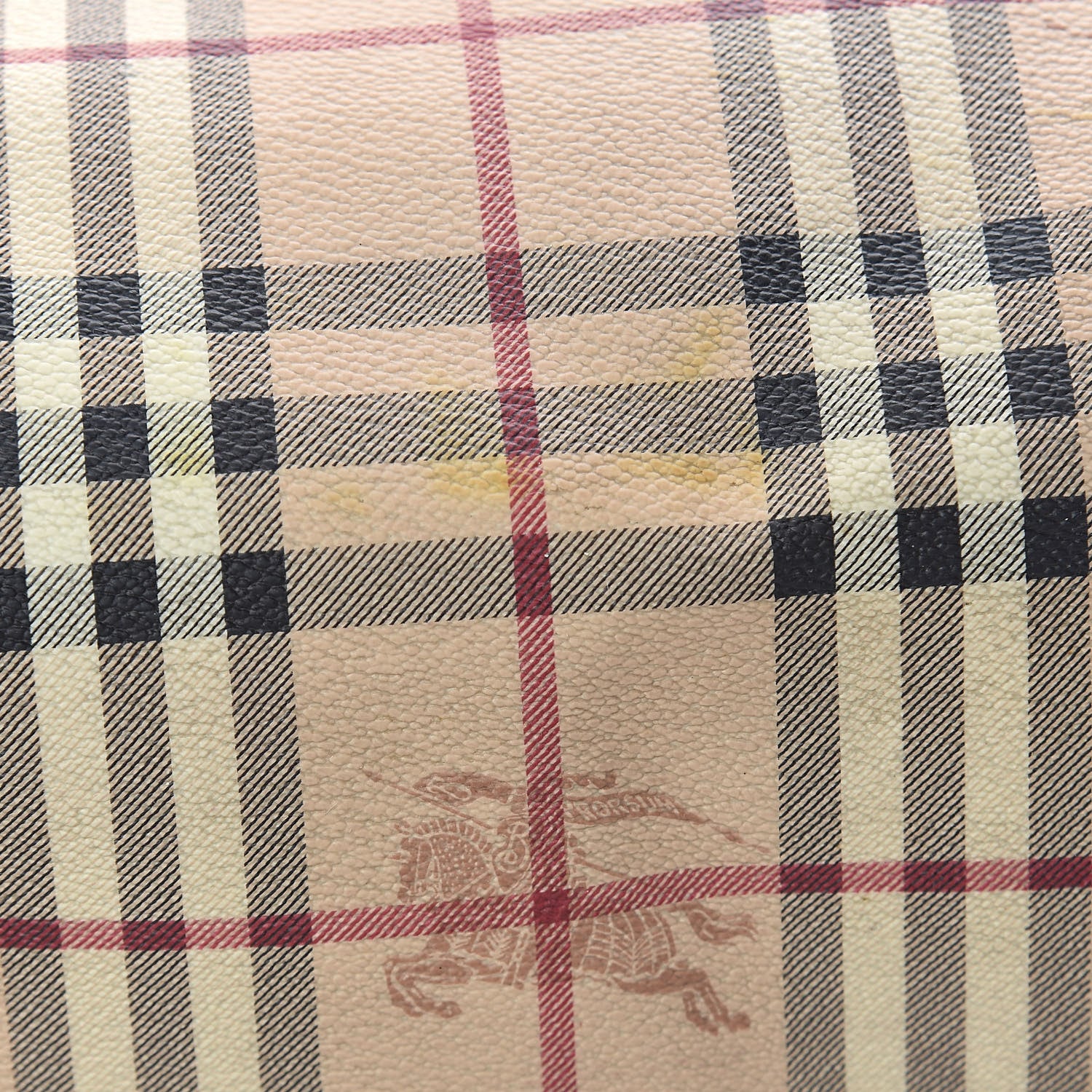 Burberry Haymarket Check Small Chester Bowling Bag Chocolate 11 of 18