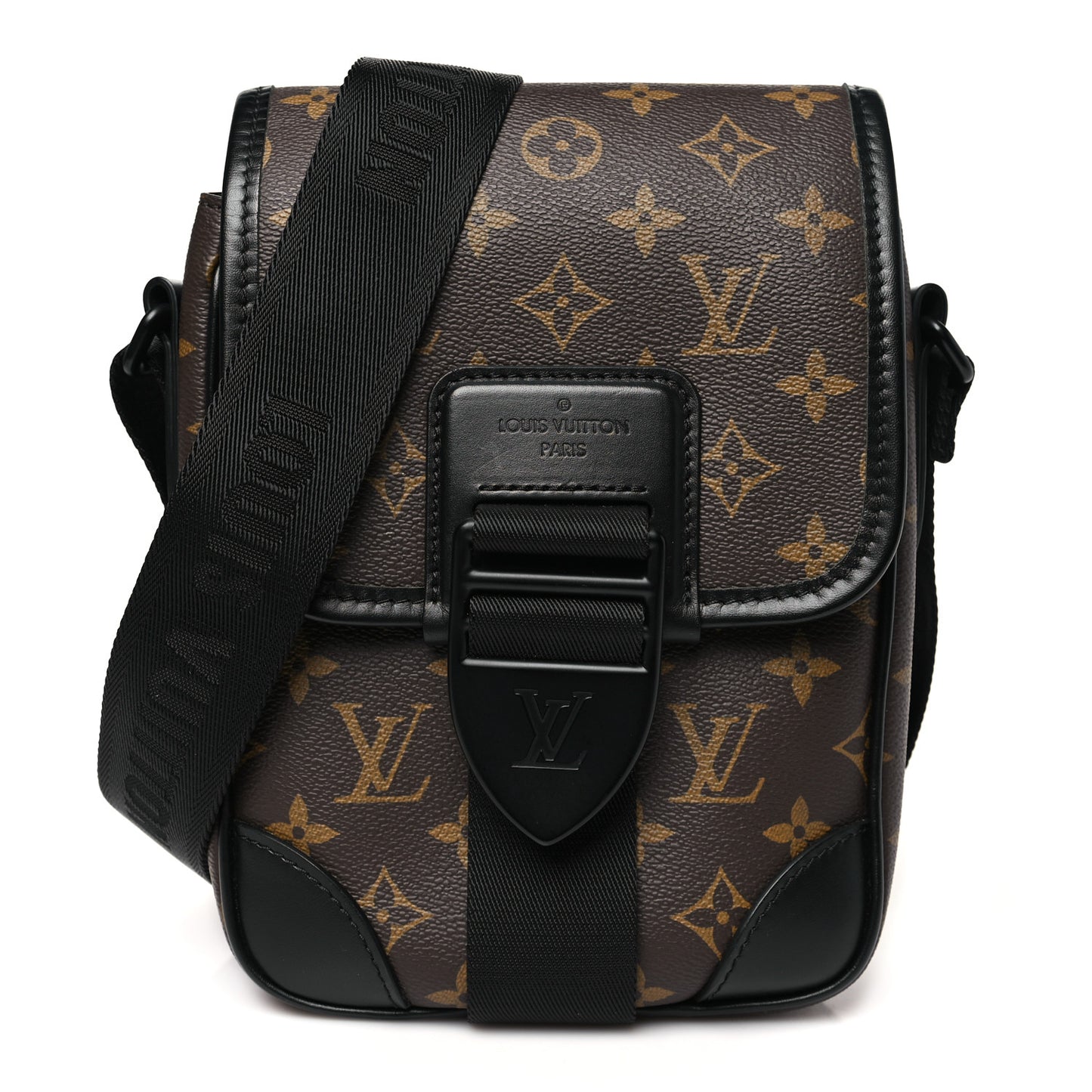 Monogram Macassar Archy Messenger PM