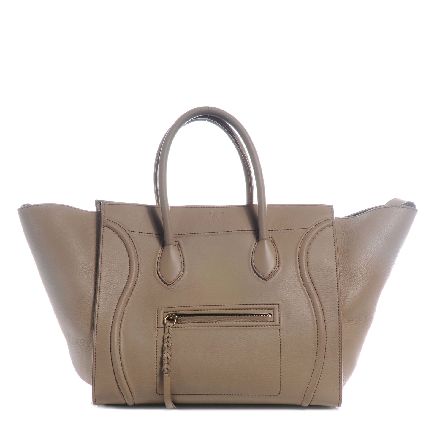 Smooth Calfskin Large Phantom Luggage Dune