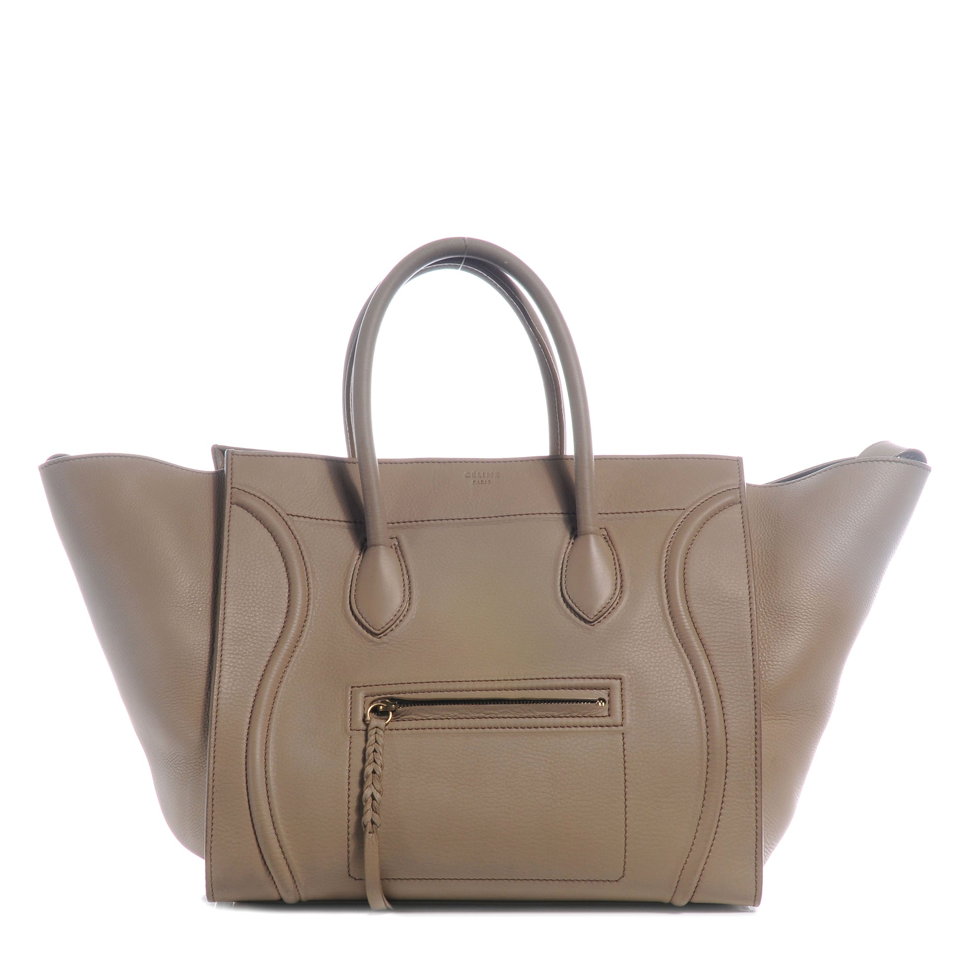 Celine Smooth Calfskin Large Phantom Luggage Dune 1 of 7