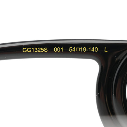Gucci Acetate Chaise Rectangle Frame Sunglasses GG1325S Black 5 of 8