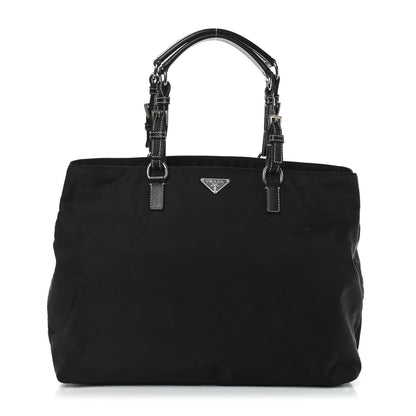 Prada Tessuto Nylon Saffiano Tote Black 1 of 4