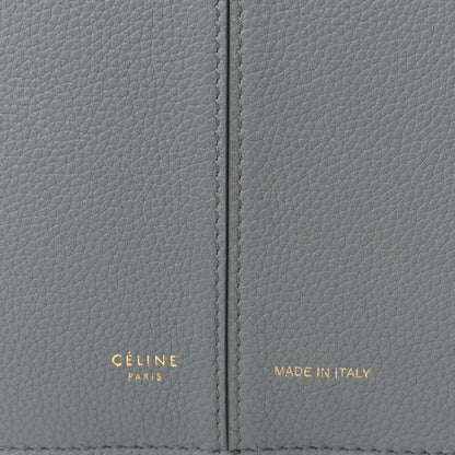 Celine Baby Grained Calfskin Medium Tri-Fold Bag Grey 7 of 9