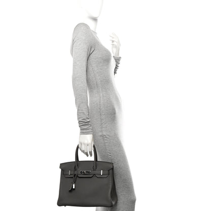Hermes Togo Birkin 30 Etain 2 of 11