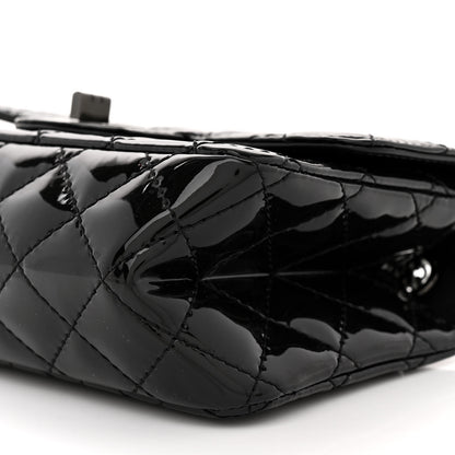 Chanel Patent Calfskin Quilted 2.55 Reissue Mini Flap So Black 10 of 12