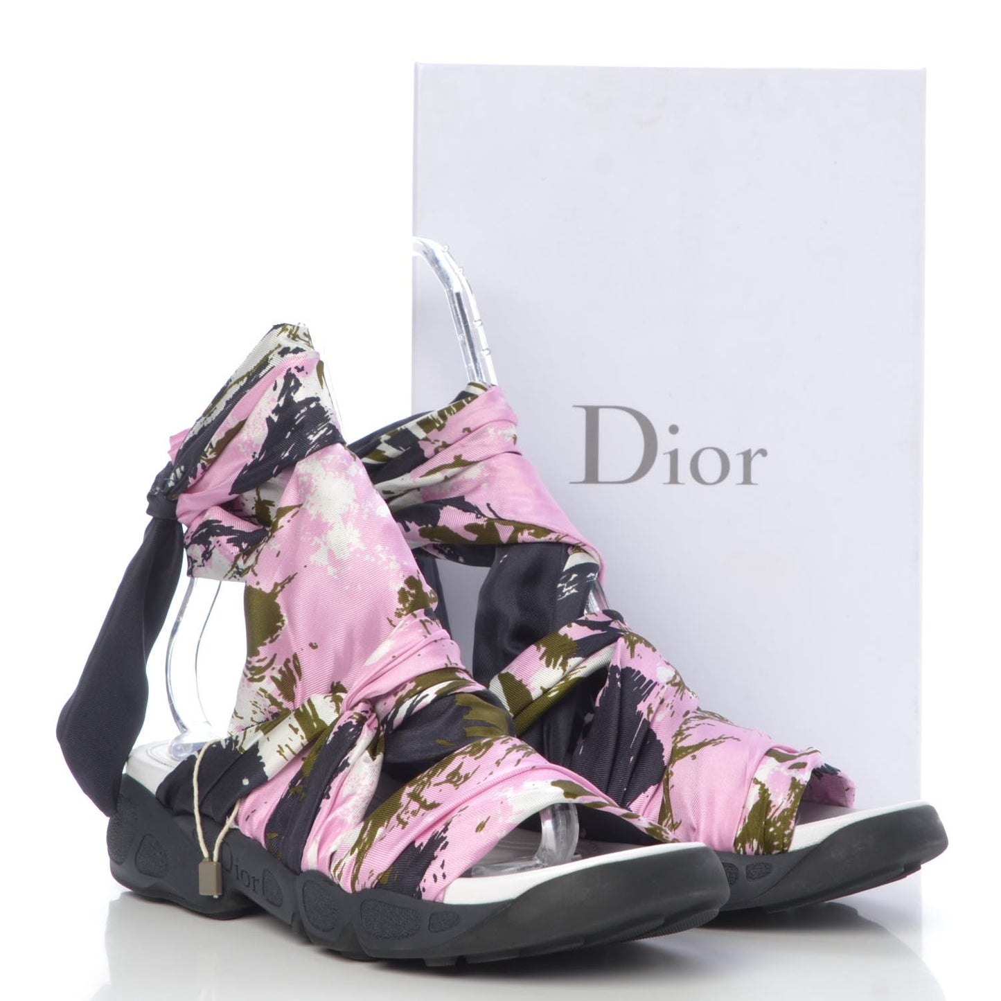 Silk Brooklyn Flat Sandals 38.5 Papillon